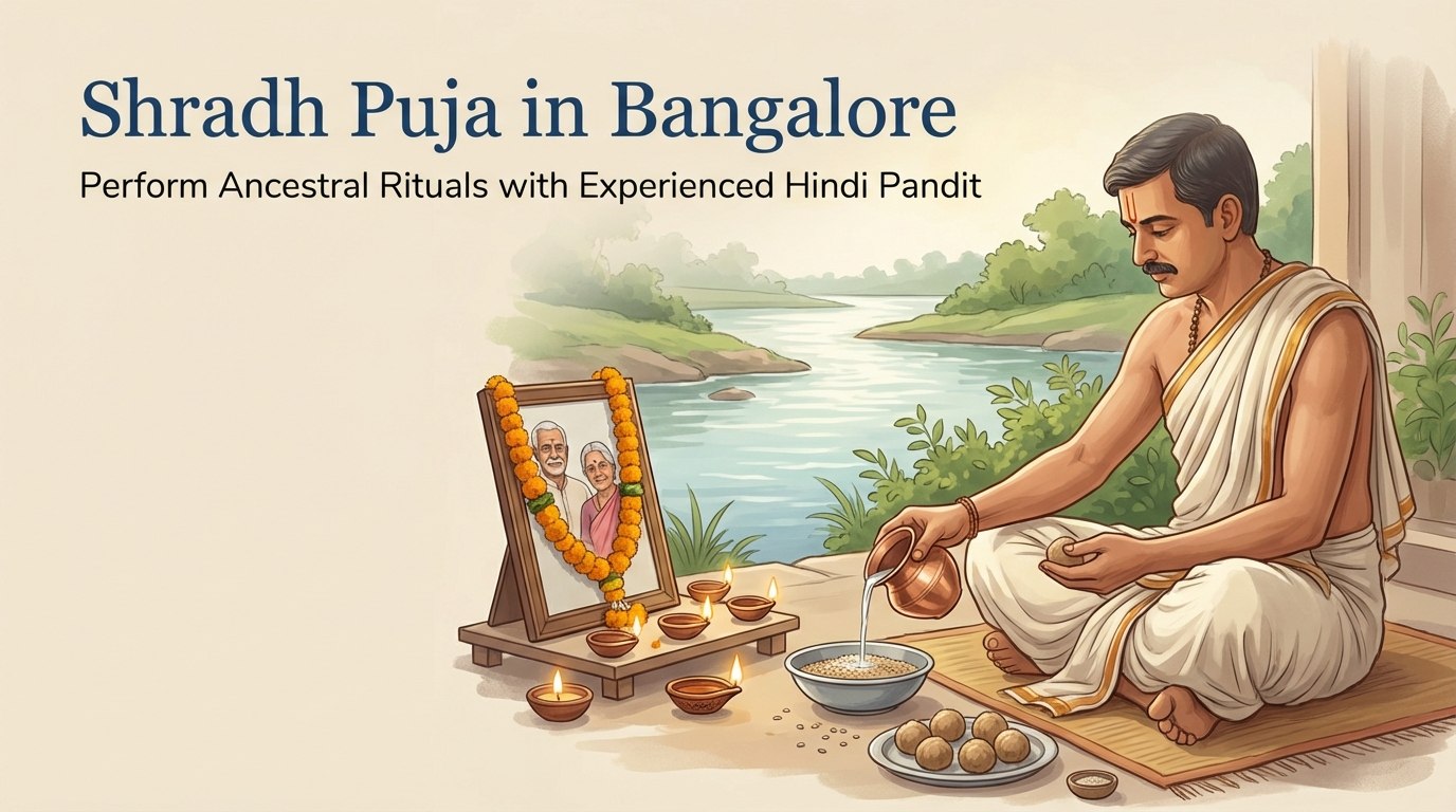 Pitru Paksha Shradh Puja Bangalore arrangement by North Indian pandit
